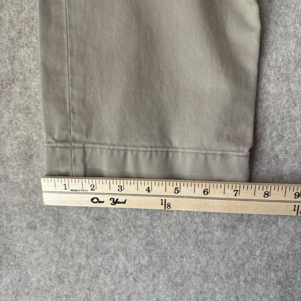 Polo Ralph Lauren Slim Fit Chino Pants Mens Actual 32x32 Khaki Cotton Flat Front